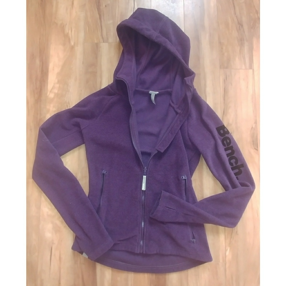 Purple Bench zip up hoodie/sweatshirt size small